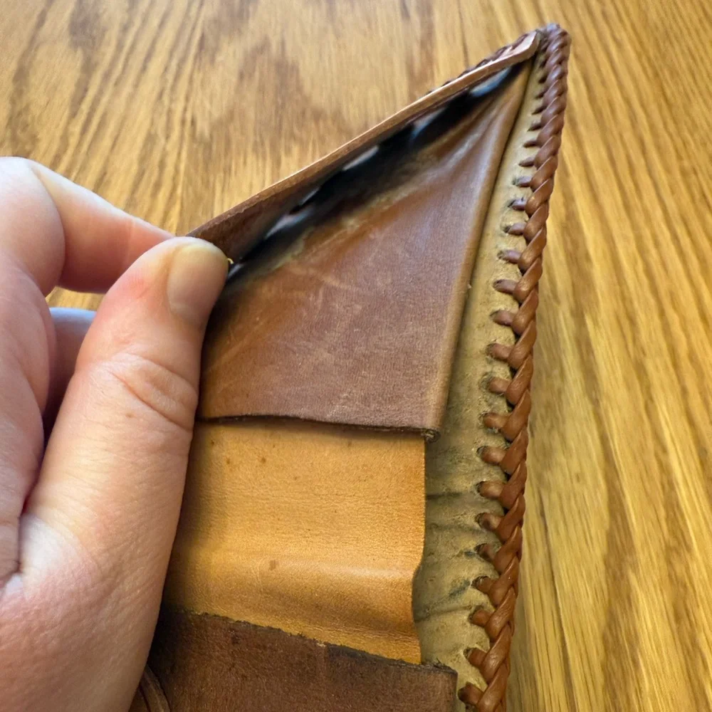 Handcrafted Vintage Brown Leather Wallet